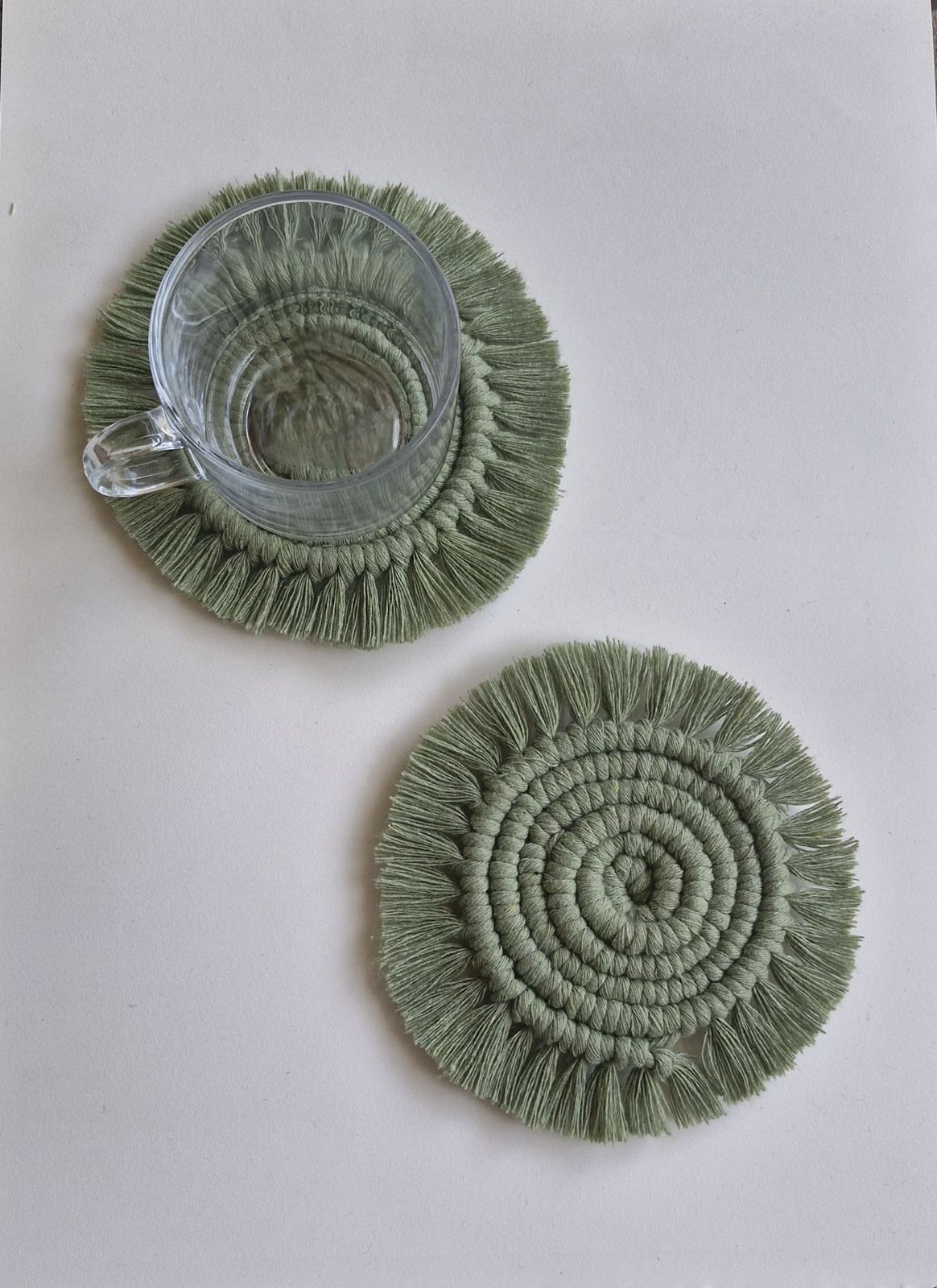 BOHEMAIN Macrame Coasters Set of 2